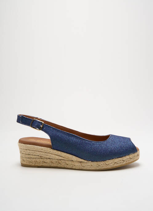 Espadrilles bleu LA MAISON DE L'ESPADRILLE pour femme