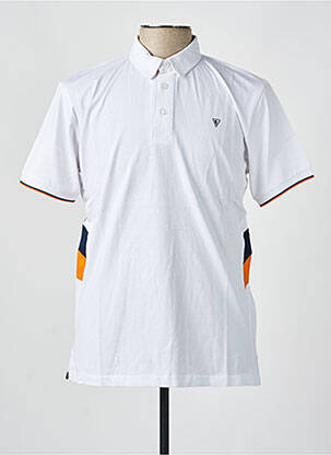 Polo coupe cintrée manches courtes blanc CAMBERABERO homme