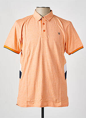 Polo coupe droite manches courtes orange CAMBERABERO homme