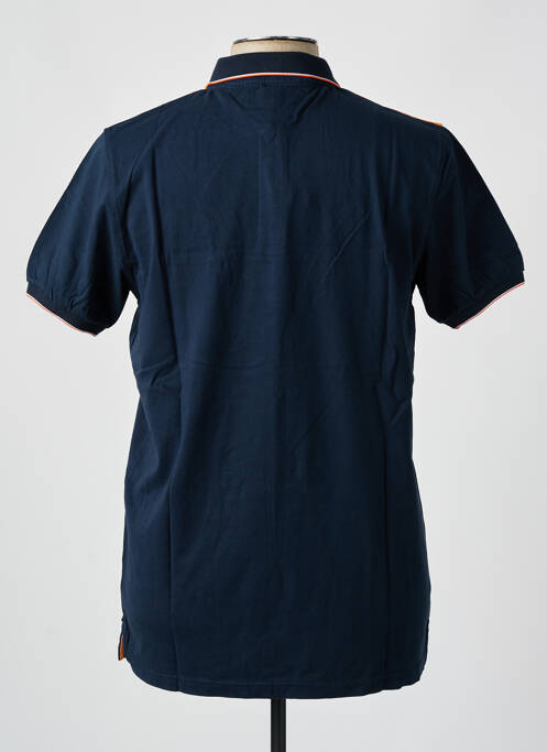Polo coupe droite manches courtes bleu CAMBERABERO homme
