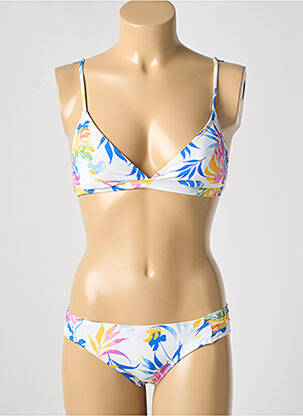 Maillot de bain 2 pièces blanc ROXY pour femme