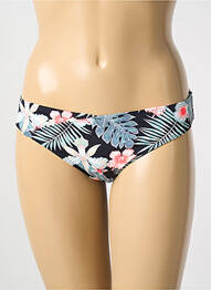 Bas de maillot de bain imprimé fleurs culotte noir ROXY femme