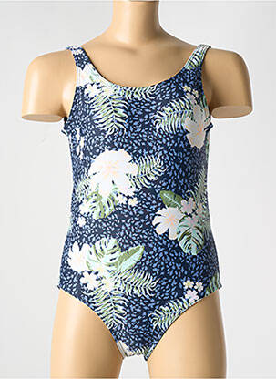 Maillot de bain 1 pièce stretch bleu ROXY fille
