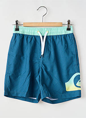 Short de bain tissage popeline bleu QUICKSILVER garcon
