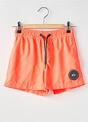 Short de bain orange QUICKSILVER pour garçon seconde vue