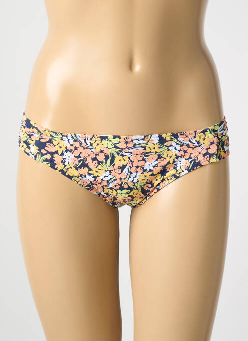 Bas de maillot de bain imprimé fleurs culotte orange ROXY femme