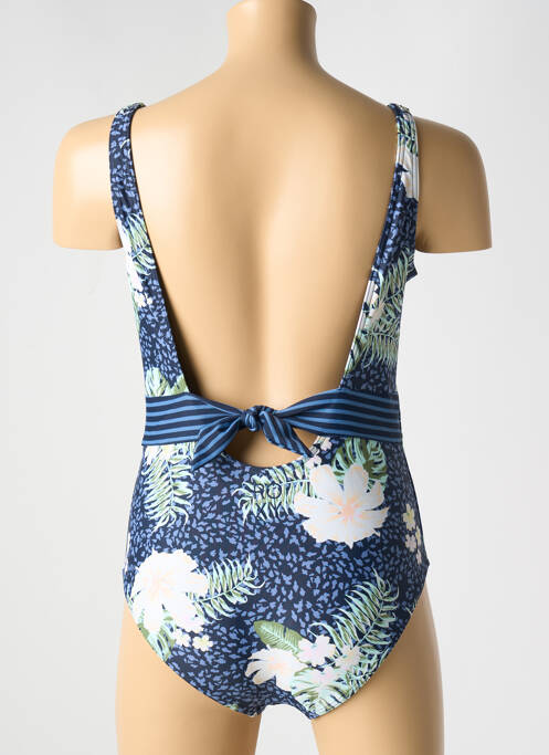 Maillot de bain 1 pièce stretch bleu ROXY fille