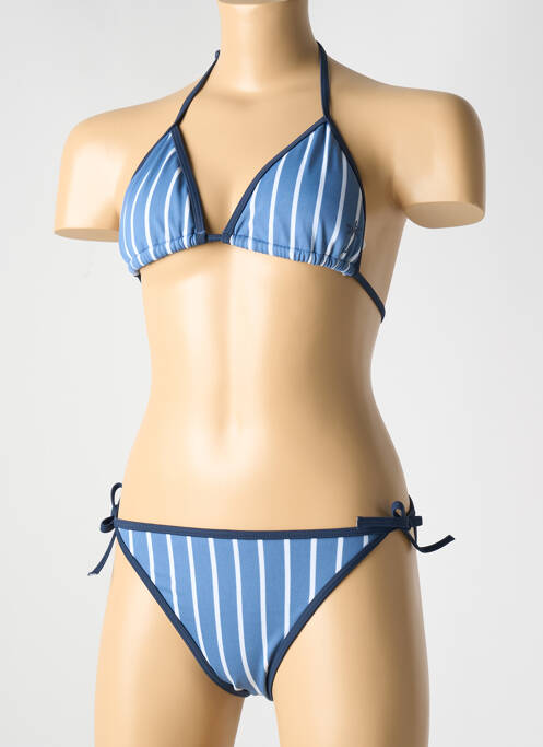 Maillot de bain 2 pièces stretch bleu ROXY fille