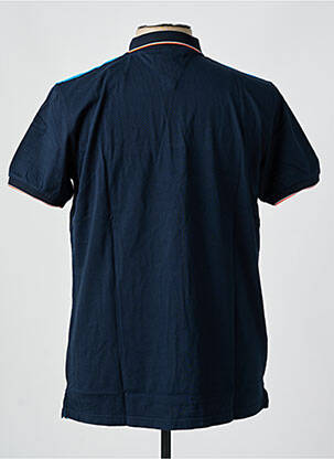 Polo coupe droite manches courtes bleu CAMBERABERO homme