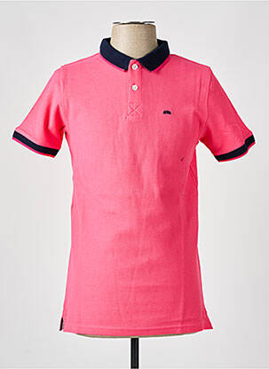 Polo coupe droite manches courtes rose CAMBERABERO homme
