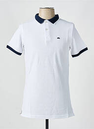 Polo stretch manches courtes blanc CAMBERABERO homme