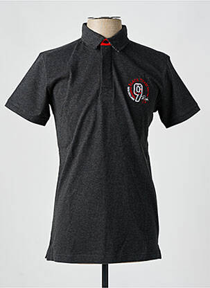 Polo tissage jersey manches courtes gris CAMBERABERO homme