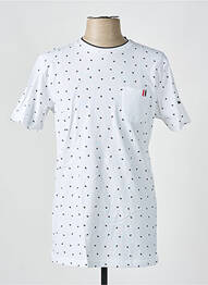 T-shirt stretch manches courtes blanc CAMBERABERO homme