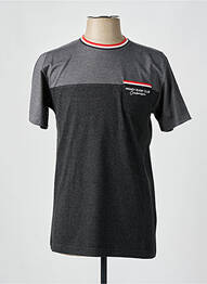 T-shirt stretch manches courtes gris CAMBERABERO homme