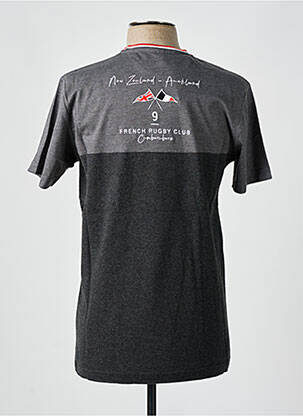 T-shirt stretch manches courtes gris CAMBERABERO homme