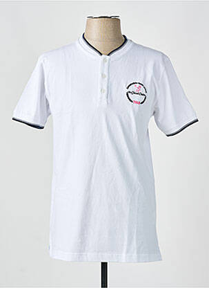 T-shirt stretch manches courtes blanc CAMBERABERO homme