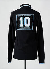 Polo noir CAMBERABERO pour homme seconde vue