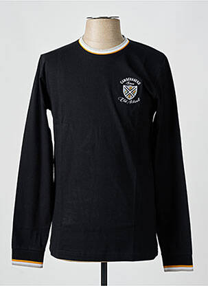 T-shirt noir CAMBERABERO pour homme