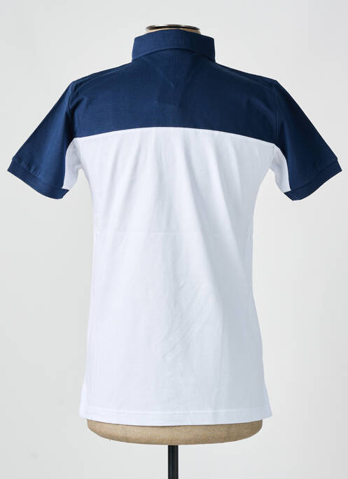 Polo tissage jersey manches courtes bleu CAMBERABERO homme