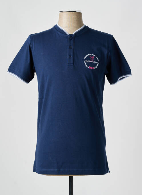 T-shirt bleu CAMBERABERO homme