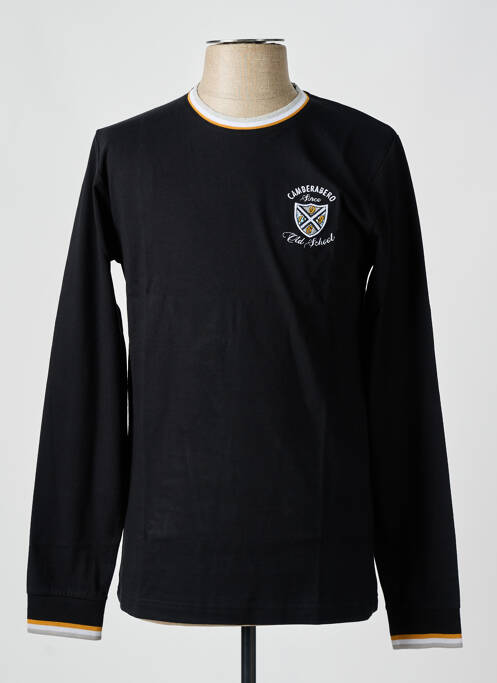 T-shirt noir CAMBERABERO pour homme