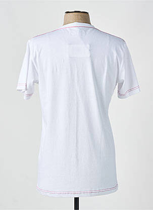 T-shirt stretch manches courtes blanc CAMBERABERO homme
