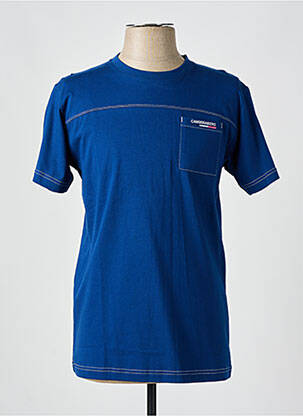 T-shirt stretch manches courtes bleu CAMBERABERO homme