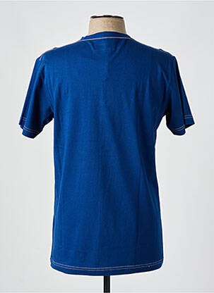 T-shirt stretch manches courtes bleu CAMBERABERO homme