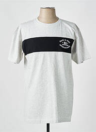 T-shirt stretch manches courtes gris CAMBERABERO homme