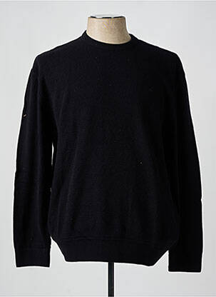 Pull col rond manches longues noir CAMBERABERO homme