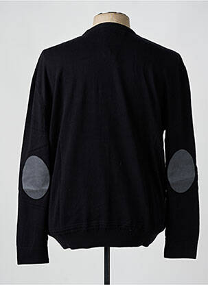 Pull col rond manches longues noir CAMBERABERO homme