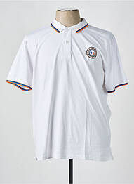 Polo tissage jersey manches courtes blanc CAMBERABERO homme