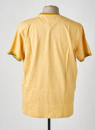 T-shirt stretch manches courtes jaune CAMBERABERO homme