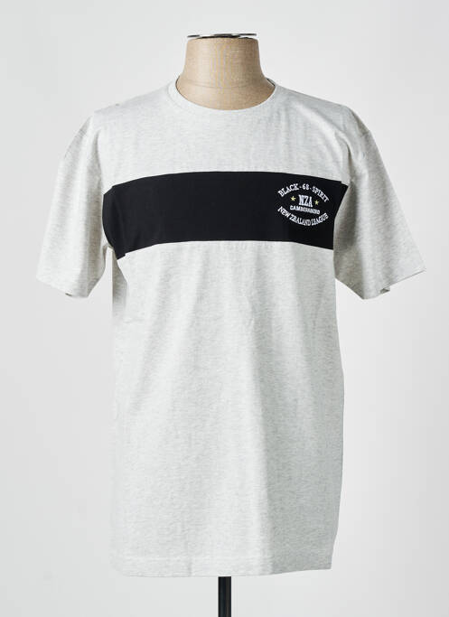 T-shirt stretch manches courtes gris CAMBERABERO homme