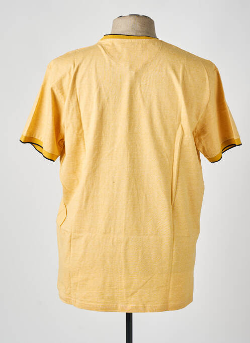 T-shirt stretch manches courtes jaune CAMBERABERO homme