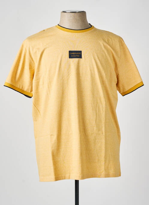T-shirt jaune CAMBERABERO pour homme