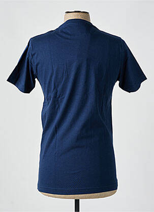 T-shirt broderie manches courtes bleu CAMBERABERO homme