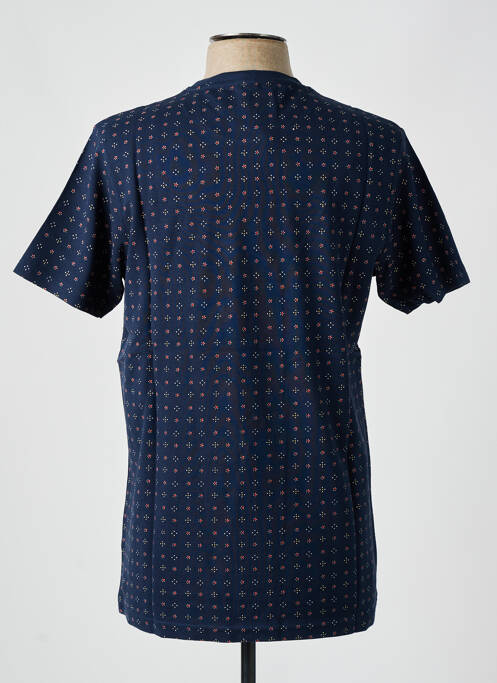 T-shirt coupe droite manches courtes bleu CAMBERABERO homme