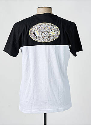 T-shirt broderie manches courtes noir CAMBERABERO homme