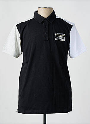 Polo coupe droite manches courtes noir CAMBERABERO homme