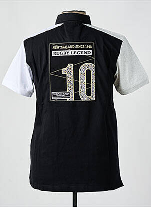 Polo coupe droite manches courtes noir CAMBERABERO homme