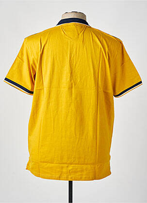 Polo coupe droite manches courtes jaune CAMBERABERO homme