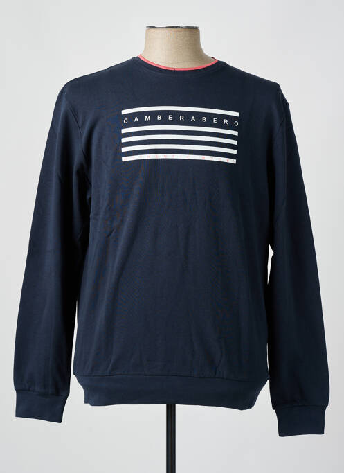 Sweat-shirt bleu CAMBERABERO pour homme