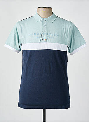 Polo coupe droite manches courtes bleu CAMBERABERO homme