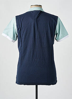 Polo coupe droite manches courtes bleu CAMBERABERO homme
