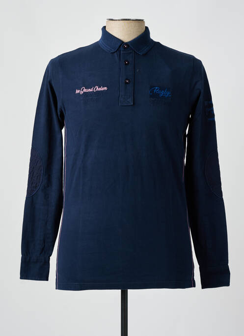 Polo bleu CAMBERABERO pour homme