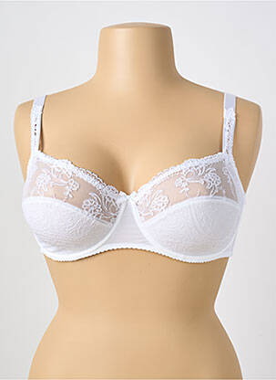 Soutien-gorge légère et transparente haut soutien-gorge emboitant blanc EPRISE BY LISE CHARMEL femme