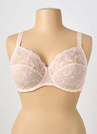 Soutien-gorge légère et transparente haut soutien-gorge emboitant rose EPRISE BY LISE CHARMEL femme