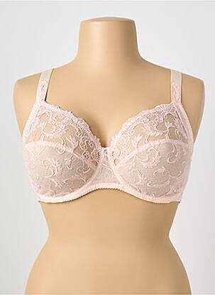 Soutien-gorge légère et transparente haut soutien-gorge emboitant rose EPRISE BY LISE CHARMEL femme