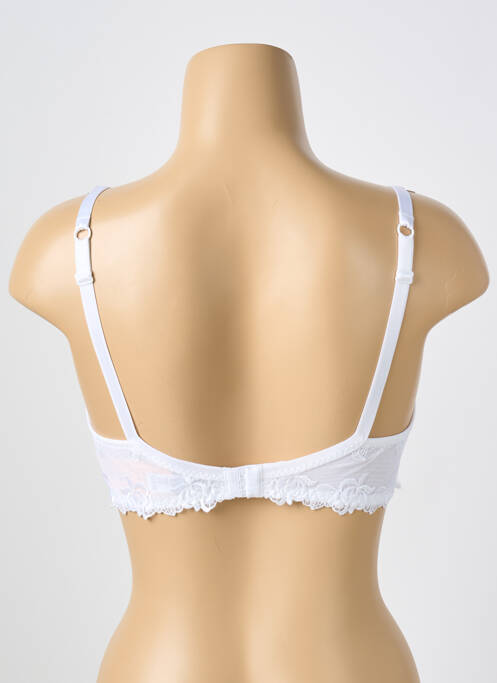 Soutien-gorge légère et transparente haut soutien-gorge emboitant blanc LISE CHARMEL femme